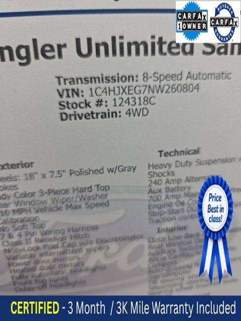 2022 Jeep Wrangler Unlimited Sahara