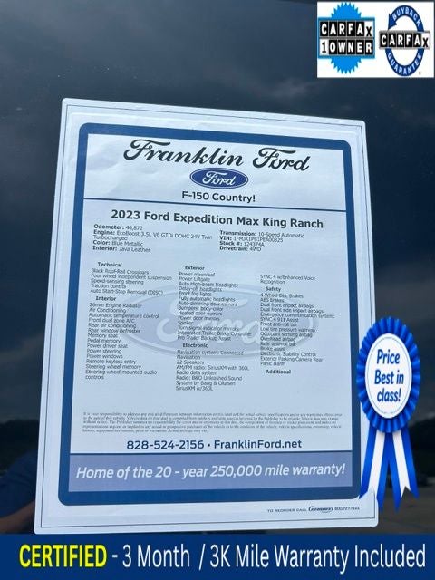 2023 Ford Expedition Max King Ranch
