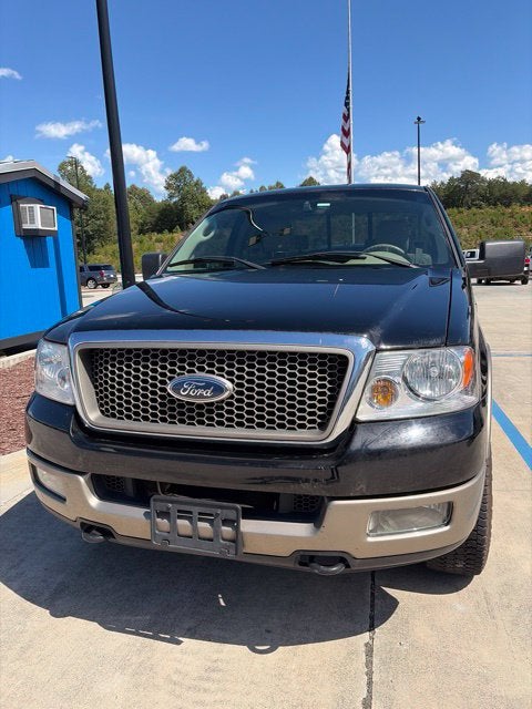 Used 2005 Ford F-150 Lariat with VIN 1FTPX14525NB84129 for sale in Franklin, NC
